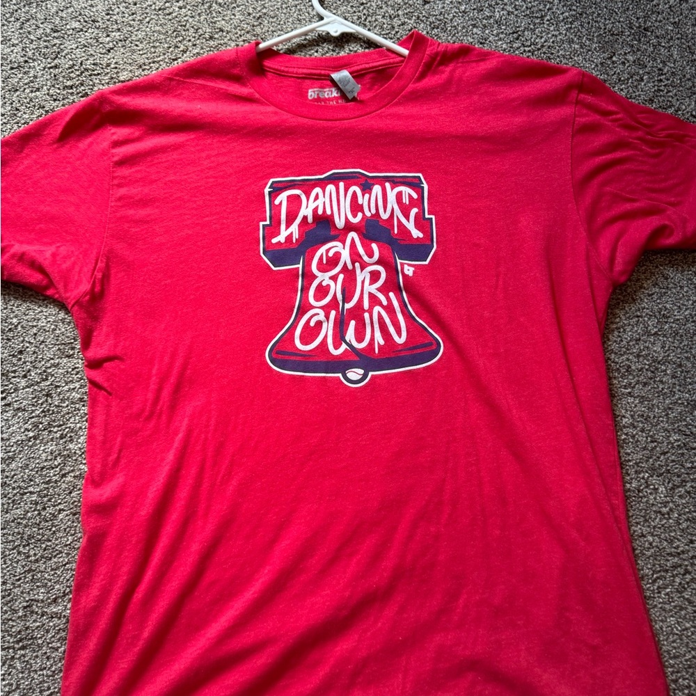Philadelphia Phillies dancing on my own shirt